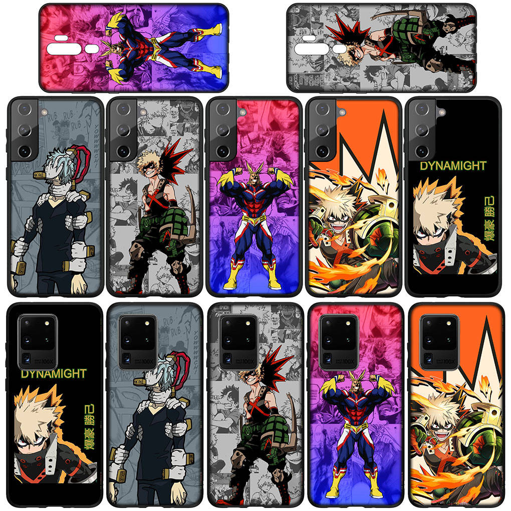 For Samsung Galaxy S24 S23 iPhone 16 15 14 Xiaomi Redmi Note 13 12 11 10 8 Plus 9 Pro Max X XR Phone Case Poster My Hero Academia OPPO Huawei Cover