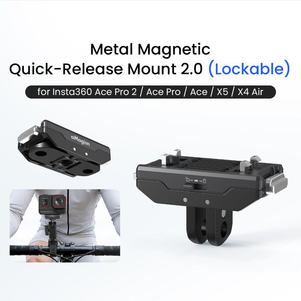 Metal Expansion Adapter for Insta360 X5/X4 Air/Ace/Ace Pro/Ace Pro 2 Action Camera Accessories