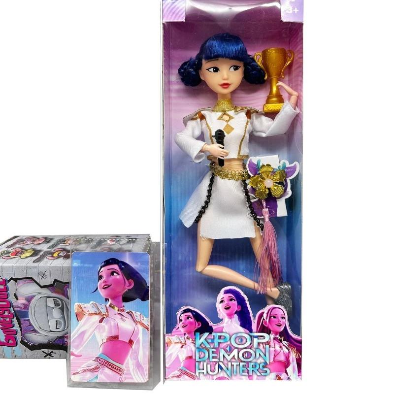 Neue Puppe Spielzeug Kpop Demon Hunter Actionfigur Spielzeug Rumi Mira Zoe schöne Prinzessin Baby Mädchen Puppe mit Musikfunktion Spielzeug Mädchen