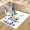 1pc, "Charming Chip 'n' Dale Teacup Rug - Perfect for Home Decor, Office Carpet, Chair Cover, Outdoor Use, and Gift Ideas!"P182
