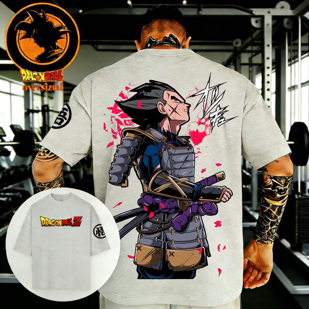 Summer Dragon Ball Retro Fitness T-shirt for Men, Large Size Short Sleeve