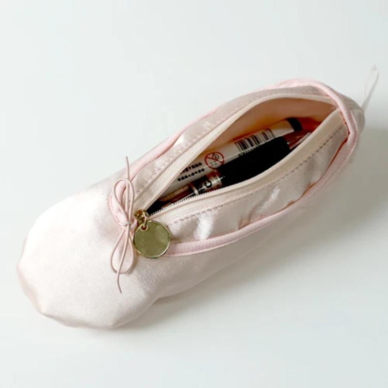 for Polyester Ballet Shoe Pencil Case 20cmX7cm розовый