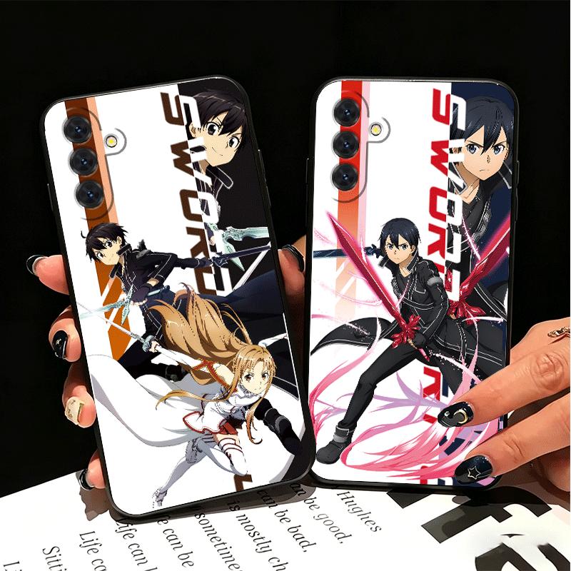 Anime S-Sword O-Online SAO Soft Phone Case for Samsung A17 A37 A57 A16 A26 A36 A56 A15 A25 A35 A55 A14 A24 A34 A54 A13 A23 A33 A