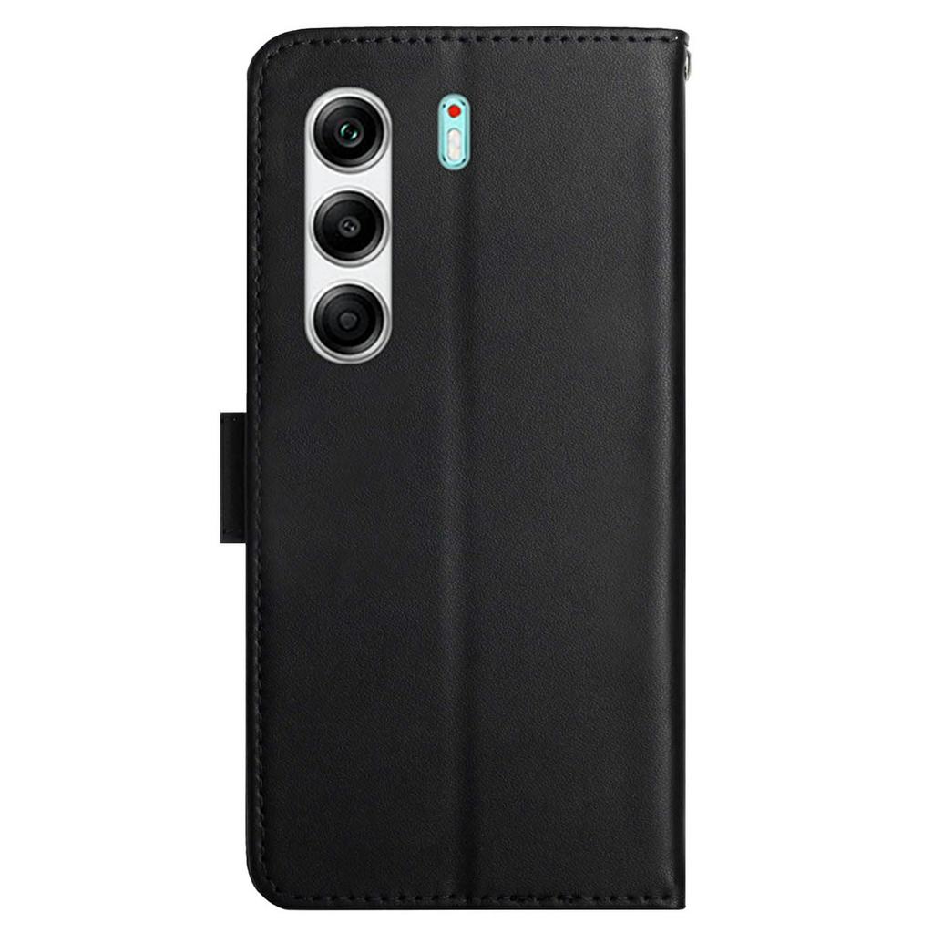 For TECNO Camon 40 Pro 4G Case Genuine Cow Leather Phone Cover Nappa Texture