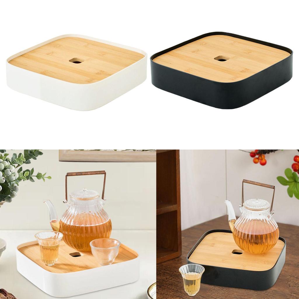 Gongfu Tea Tray Table Serving Tray Japanese Style Gongfu Tea Table Box for Restaurant Farmhouse Hotel Household Apartment