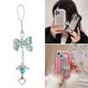 Stylish Heart Phone Charm Fashion Phone Lanyard Unique Bag Accessories Bowknot Phone Jewelry Suitable for Fashion Lover