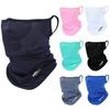 Summer Ice Silk Full Face Mask Balaclava Breathable Sun and UV Protection Motorcycle Scarf Neck Gaiter Outdoor Activities