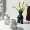 Ins Abstrakte Kunst Nachbildung Menschlicher Körper Keramik Platzsparende Vase Ornament Blumenoberteil Arrangement Trockenblumen Wohnzimmer Esstisch Arbeitsplatte Heimgebrauch