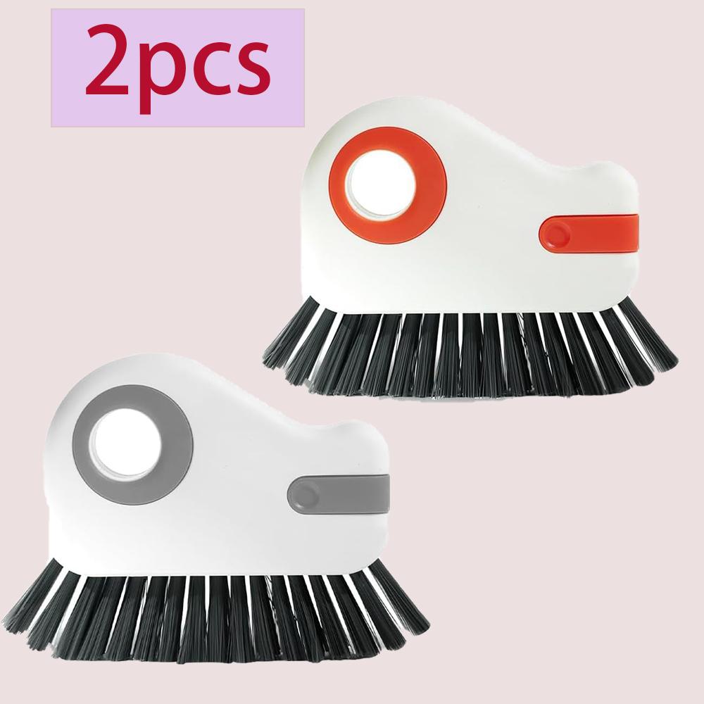 Groove Cleaning Brush Grout Cleaner Tool Grip Brush Hard Bristle Crevice Cleaning Brush for Sliding Door Track, Window Sill