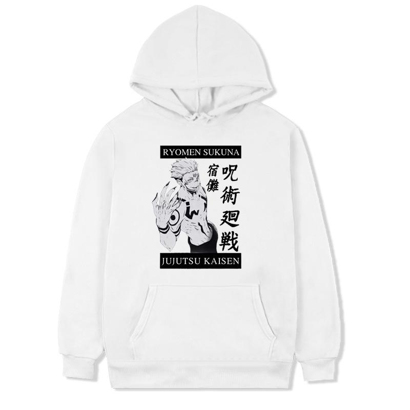 

Ou Ma Riman Print Повседневный свободный мужской и женский свитер с капюшоном 3XL