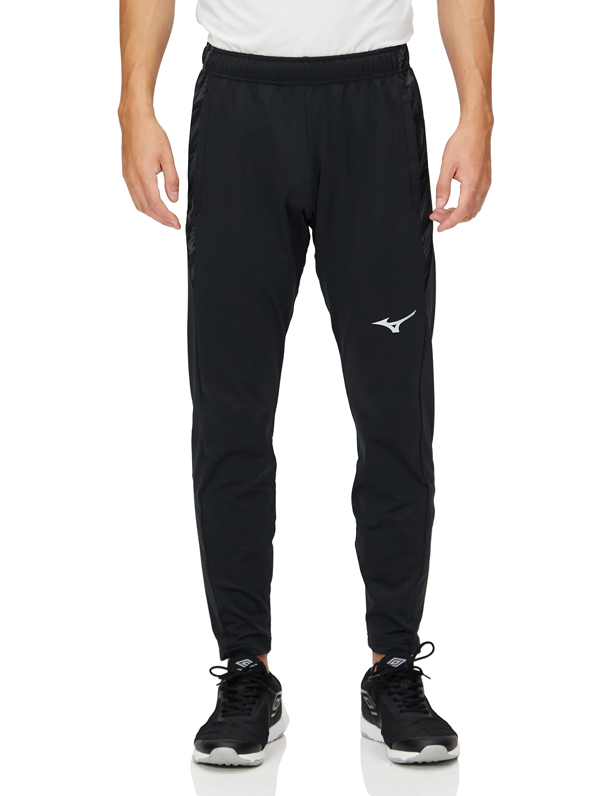 

Mizuno PRO Stretch Fleece Soccer Size Black Pants, Moisture-Wicking, Quick-Drying, Kids 130, (P2MD2515) чёрный