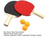 1 Sada Pálka na stolní tenis Ergonomická rukojeť Jemná textura Hladký okraj Přenosná Pohodlný úchop Pálka na stolní tenis Ping-Pong