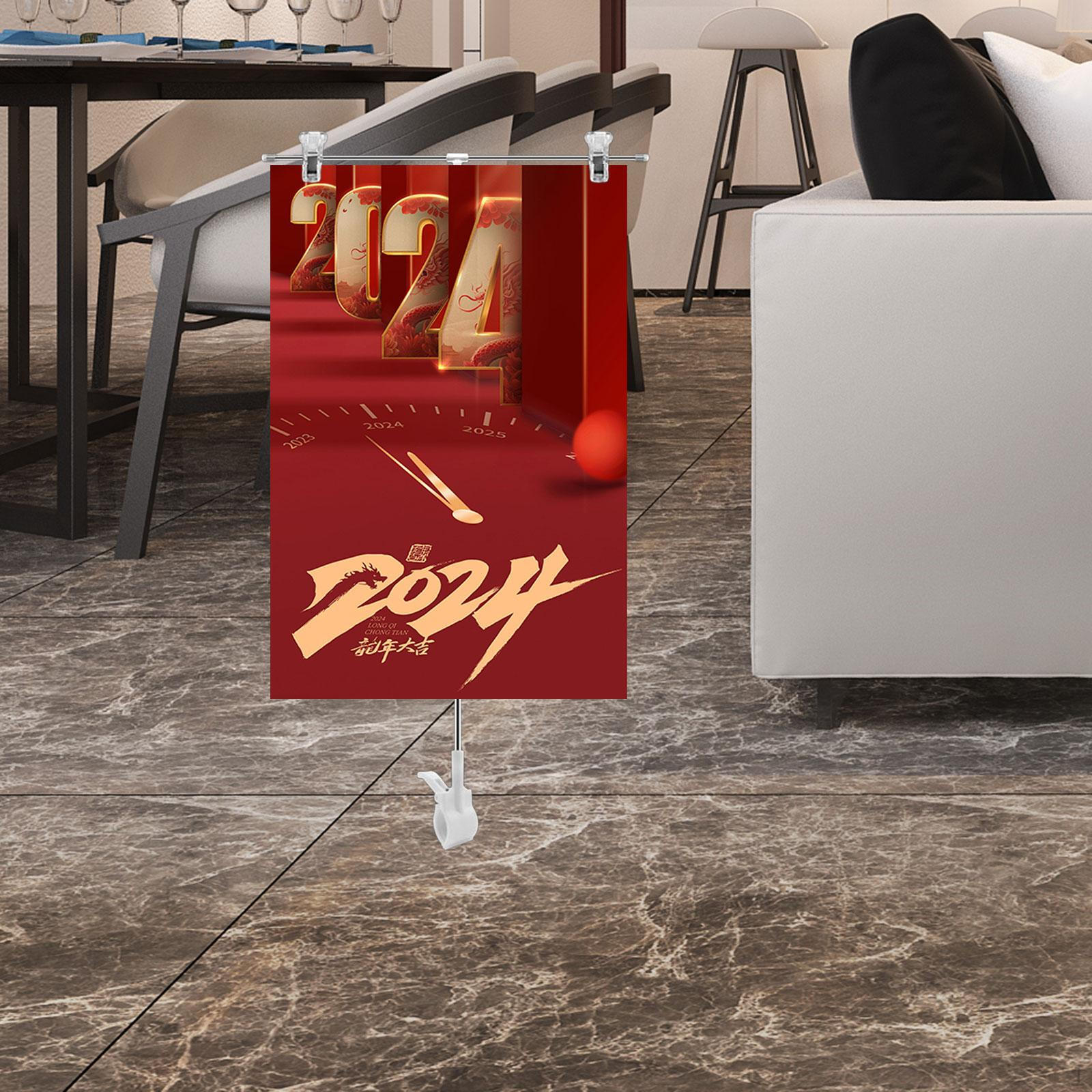 

Держатель плаката, металлический держатель баннера с зажимом, рекламный стенд, регулируемый