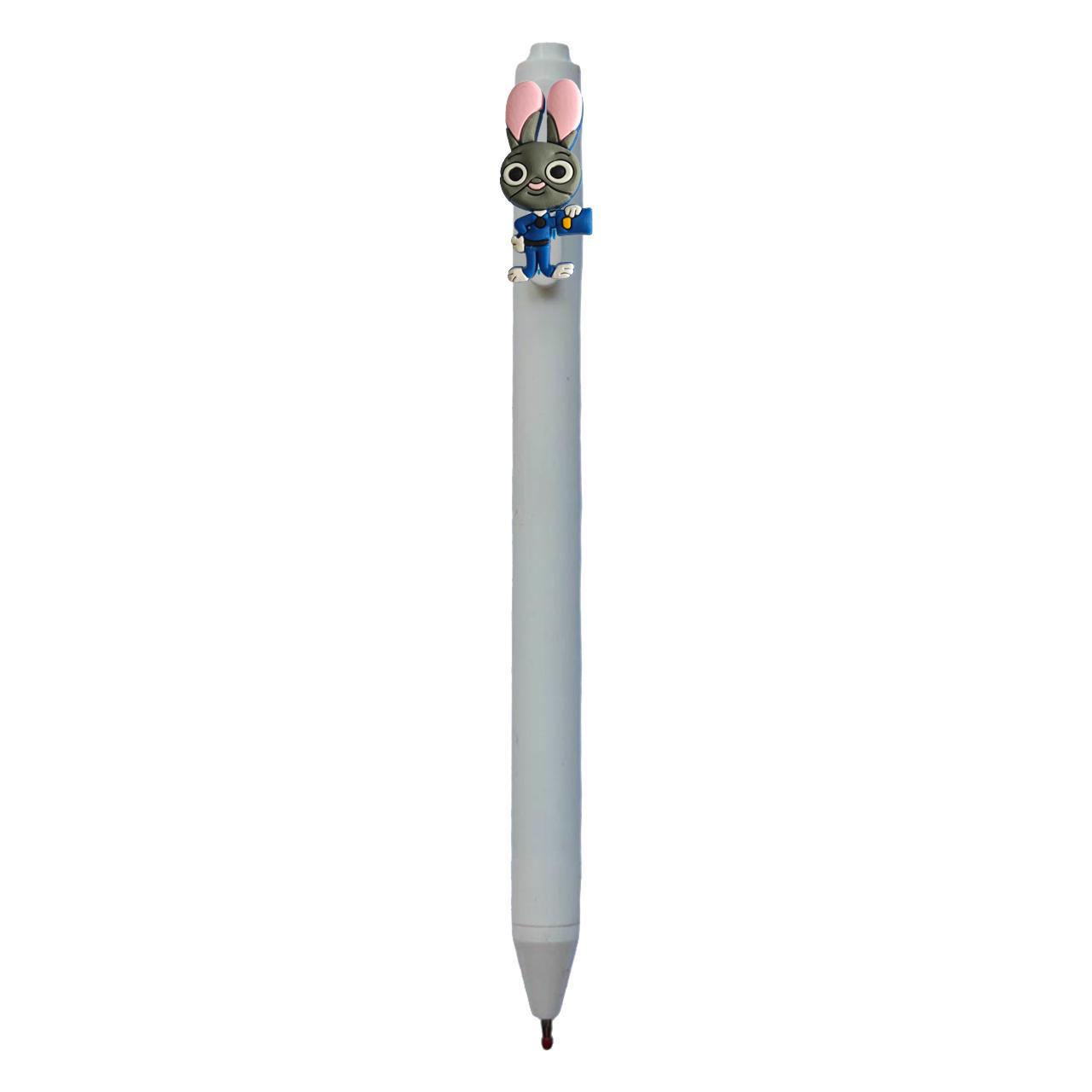 Rabbit Gel Pen Refill: Clickable Colorful Cute Office Stationery