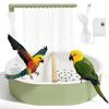 Automatic Parrot Bird Bath Tub USB Electric Pet Circulating Adjustable Water Flow Bird Bathtub Shower Fountain Pet Supplies