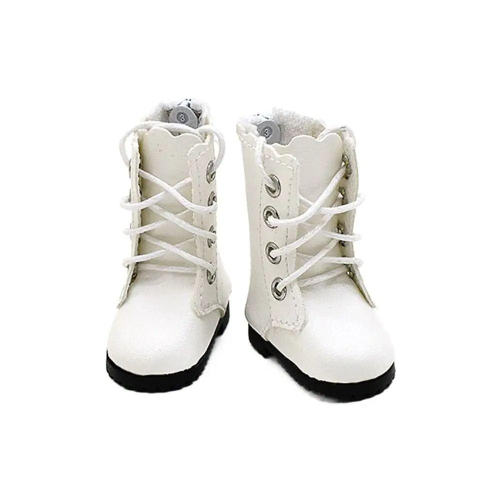 PU Leather Doll Boots Long Knees Doll Leather Shoes Fashion 1/6 Doll Shoes  Dolls Accessories