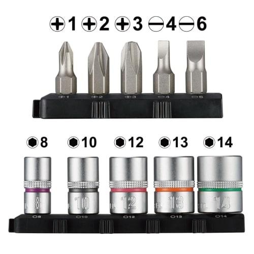 VESSEL 2WAY Power Driver Bit/Socket Set 400PD2-1