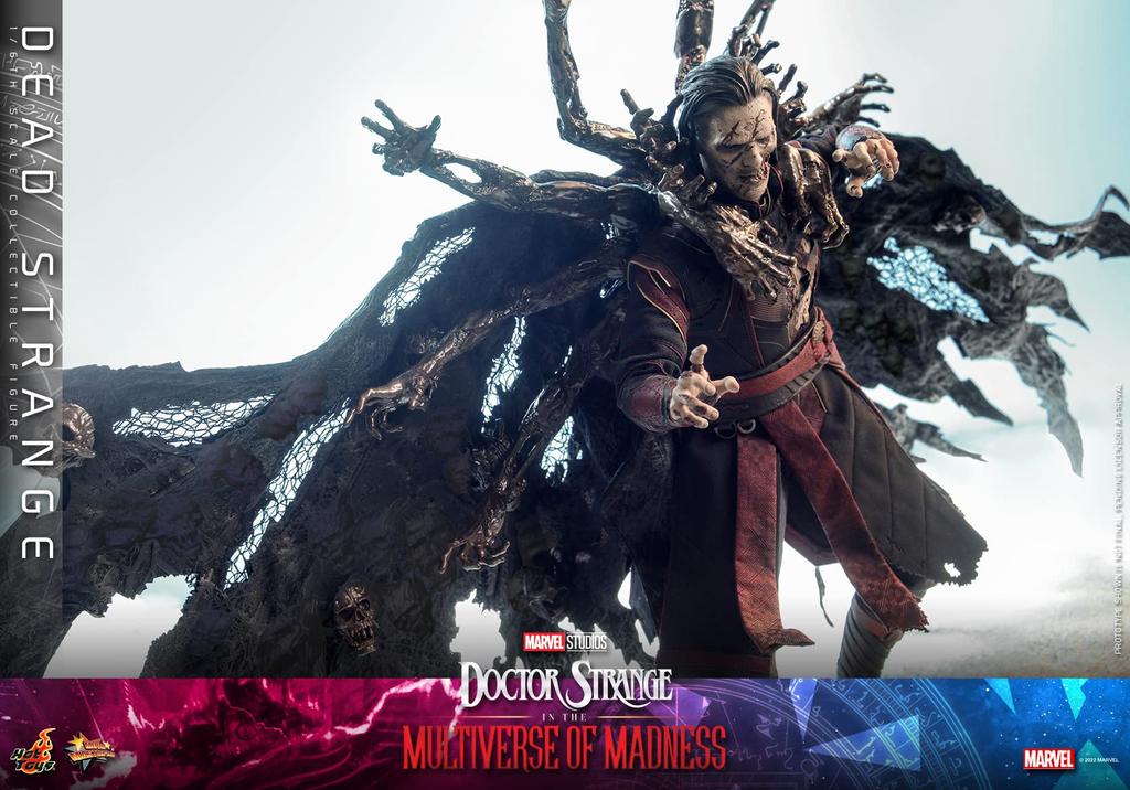 Movie Masterpiece Doctor Strange: The Multiverse of Madness Dead Strange 1/6 Scale Figure, Black, Approximately 31cm Tall, MMS654