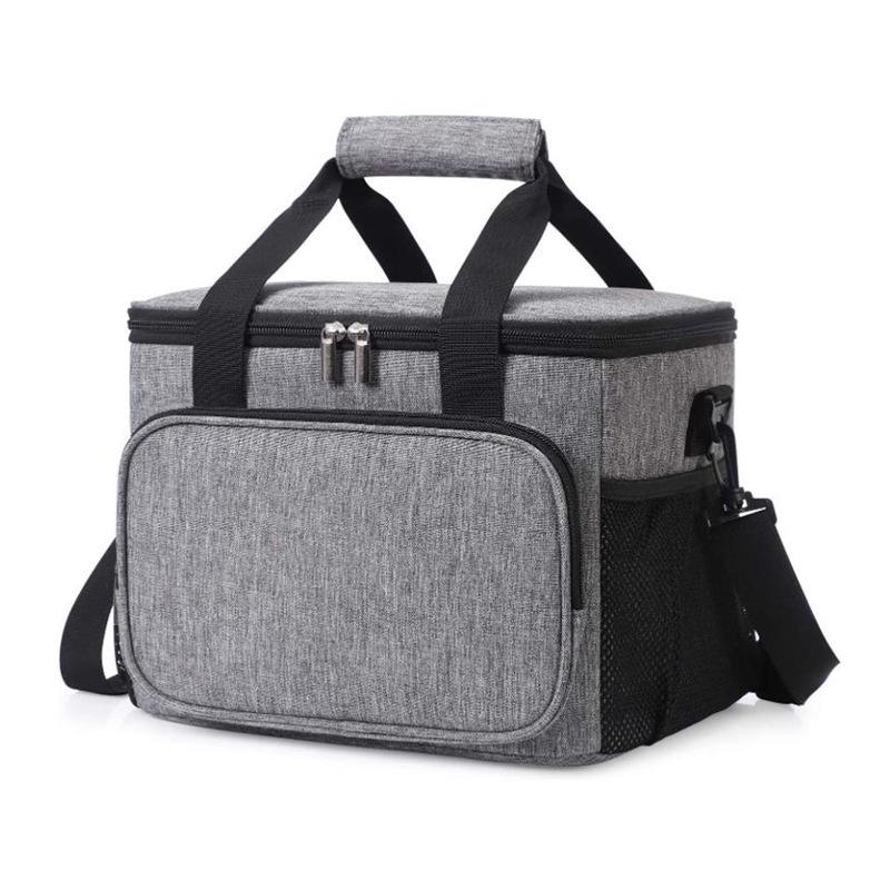 

Large Capacity Insulated Lunch Tote with Aluminum Foil Lining - Oxford Cloth