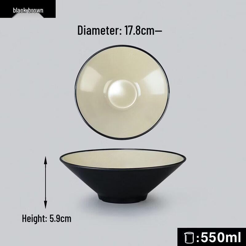 Commercial Melamine Conical Noodle Bowl