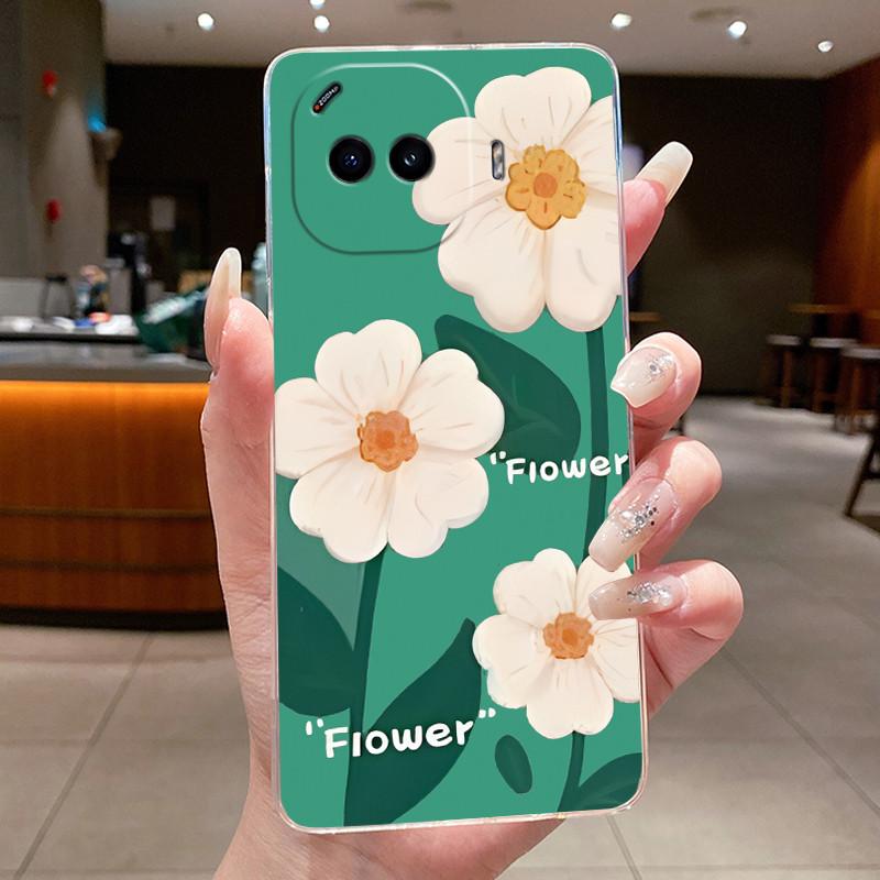 Phone Case For Vivo IQOO Z11 Turbo Fundas Capa Butterfly Bow Protective Casing Transparent Soft Silicone TPU Cover Coque
