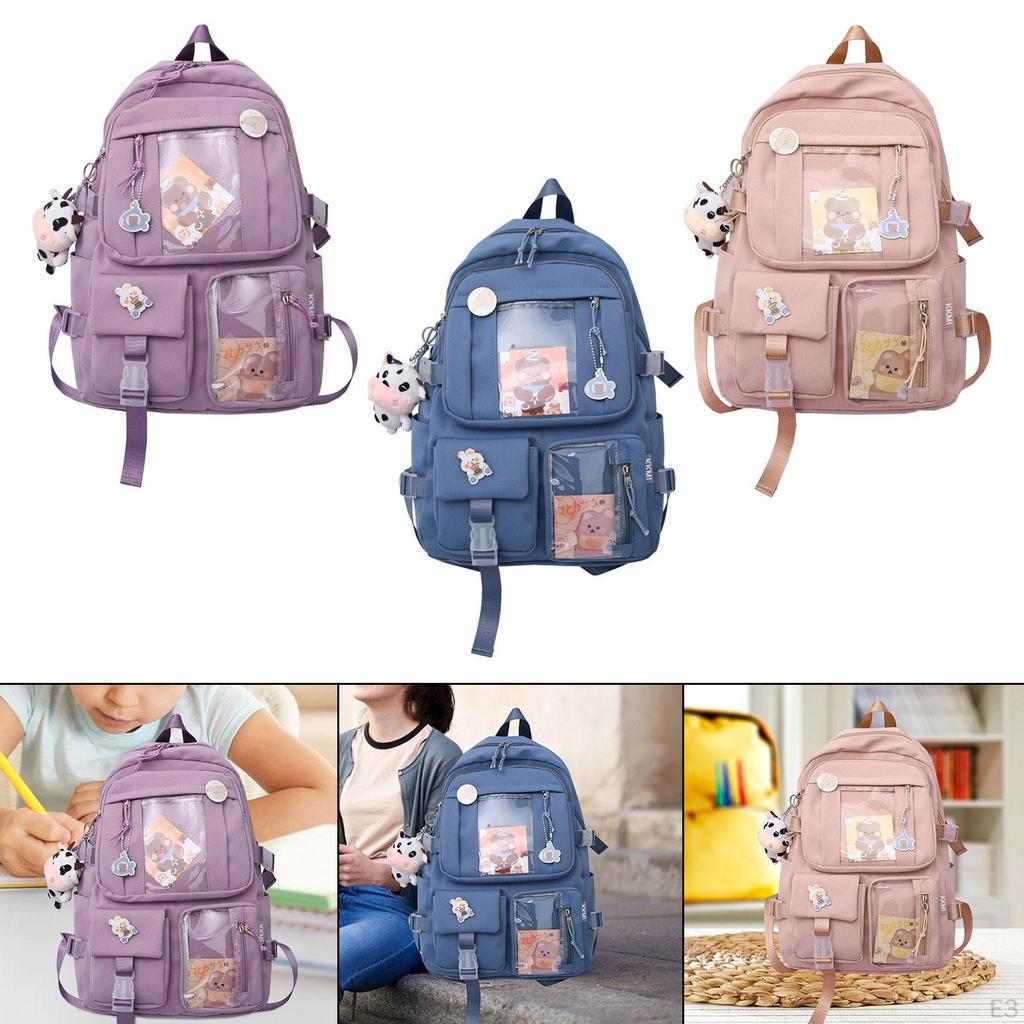 Plecak damski, torba szkolna, torba podróżna, torby na książki dla dziewcząt, nastolatków, chłopców, dzieci, studentów