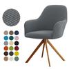 Waterproof Cubic Lattice Velvet High Armrest Chair Cover Soft Household Four-Season Chair Cover Elastic Cover