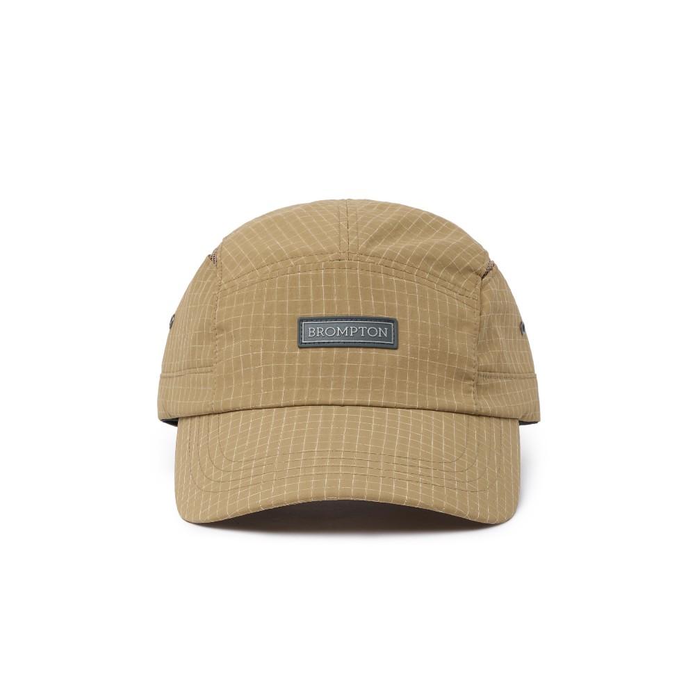 BROMPTON LONDON Slub Check Camp Cap - D/Beige (P255Aha103)