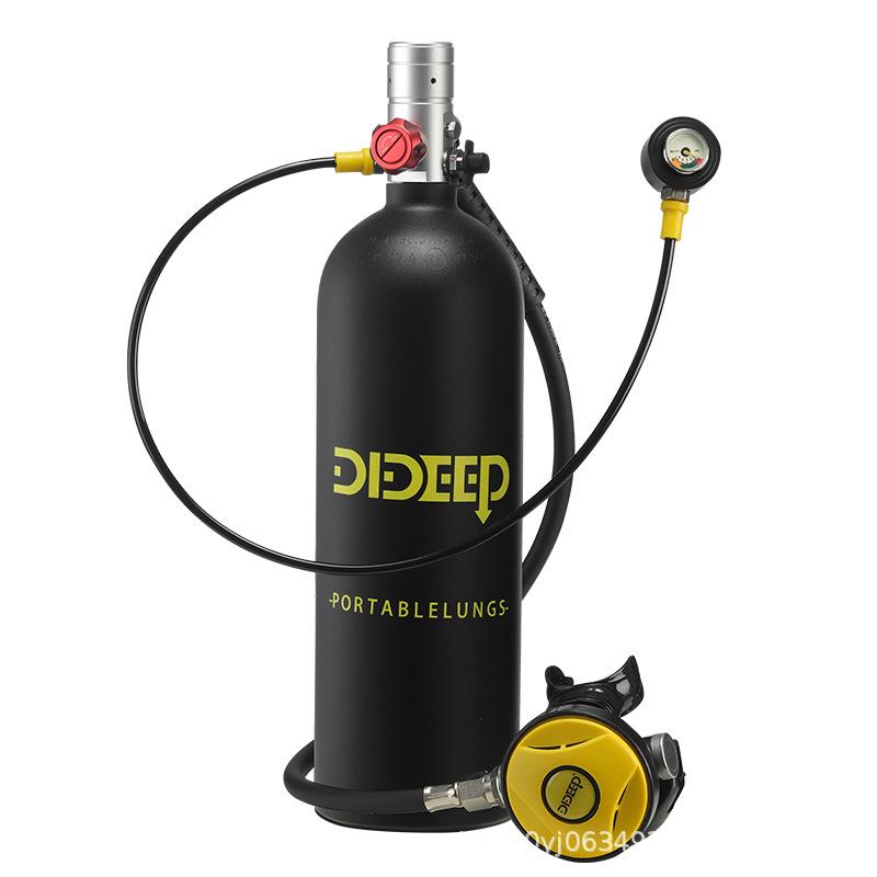 DIDEEP X5000Pro 2L Scuba Diving Equipment with Oxygen Tank & Residual Pressure Gauge