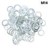 100Pcs M3-M16 Galvanized Carbon Steel Internal Toothed Lock Washers for Electrical Equipment Installation Repairs