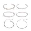 Stainless Steel Bangle Adjustable Wristband Lightweight Comfortable Bracelet Accessory For Casual Or Formal Wear
