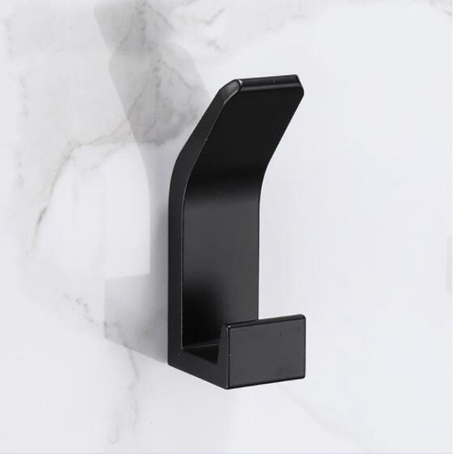 Multifunctional Invisible Kitchen Bathroom Door Storage Hook Wall Mounted Coat Hooks for Hanging Clothes Towel Keys Hats