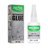 Jue-Fish Multi-Purpose Ceramic Waterproof Transparent Glue (50g) Quick-Drying Glue for Glass and Wood, Universal Adhesive