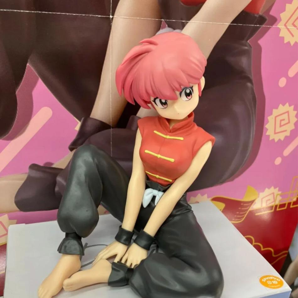 BANPRESTO Ranma 1/2 Anime Collectible Figure - 10CM PVC Model of Shampoo Akane Tendo And Ranma Highly Detailed Relax Time Toy