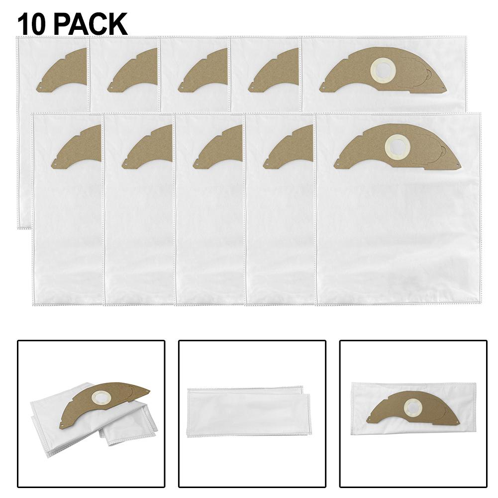10pcs Vacuum Cleaner Replacement Dust Bags For Karcher NT 221 Household Cleaning Power Tools 2.5L Large Capacity Dust Bags Kit