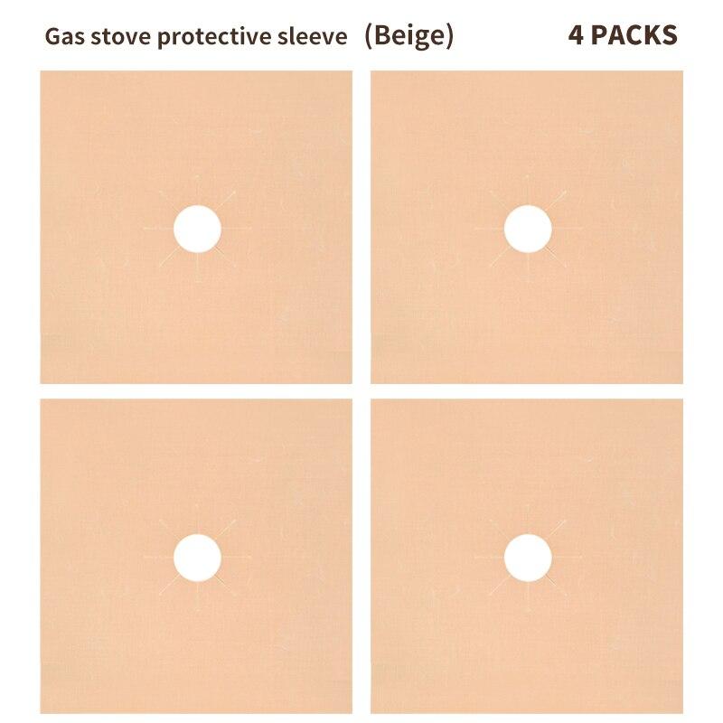 Thickened 27cm Kitchen Gas Stove Protection Pad High Temperature Resistant Grease Cleaning Gadgets