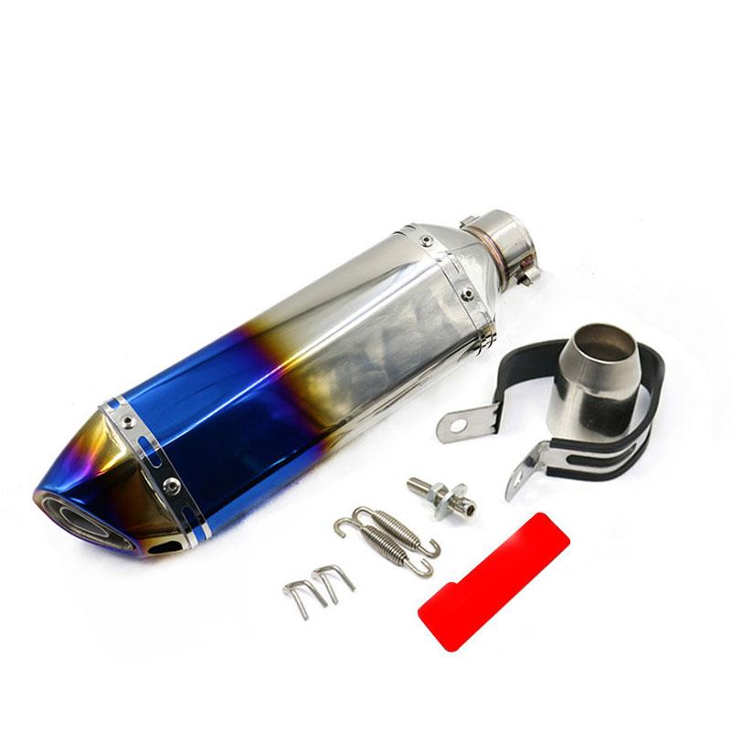 Universal 51MM Motorcycle Exhaust Pipe Muffler Scooter DB Killer pitbike escape moto piaggio cafe racer for pcx msx 150 duke 125