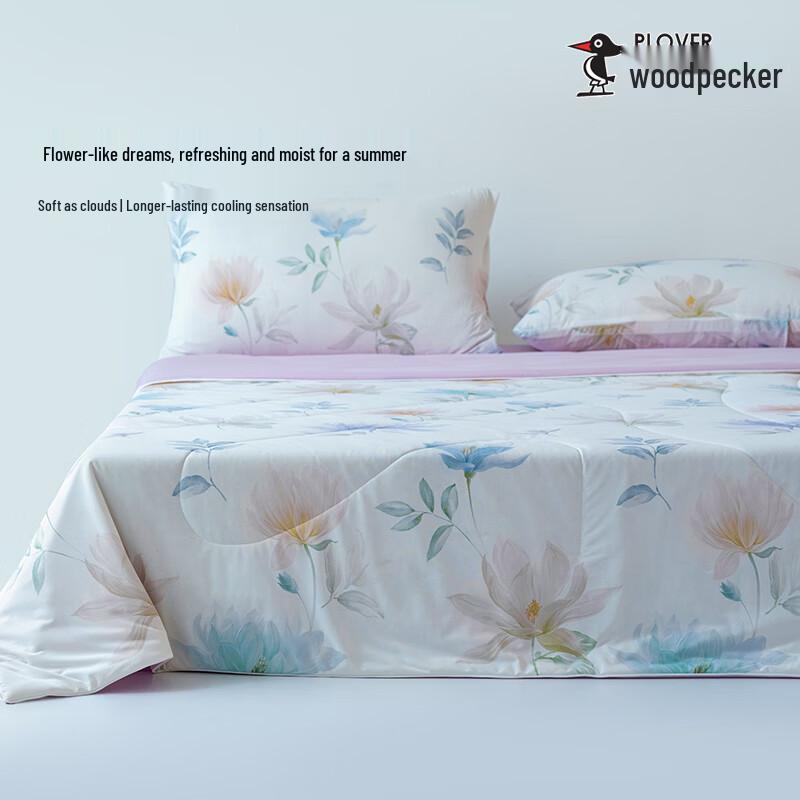 WOODPECKER Ice Silk Cloud Feel Summer Quilt