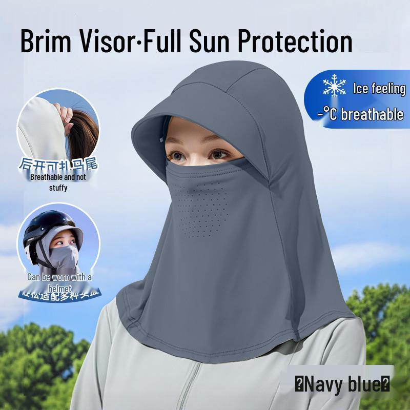 Женский facekini Zhuo Chen с защитой от УФ и закрытием шеи