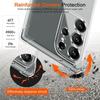 Coque pour samsung galaxy s25 ultra - protection silicone antichoc transparent + 2 verres trempés