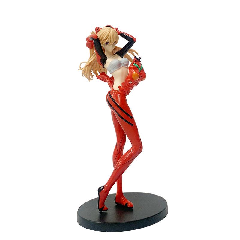 26CM Anime Evangelion Shin Gekijouban Ha Souryu Asuka Langley Figure Alter Battle Suit Standing Model Toy Gift Action Figure