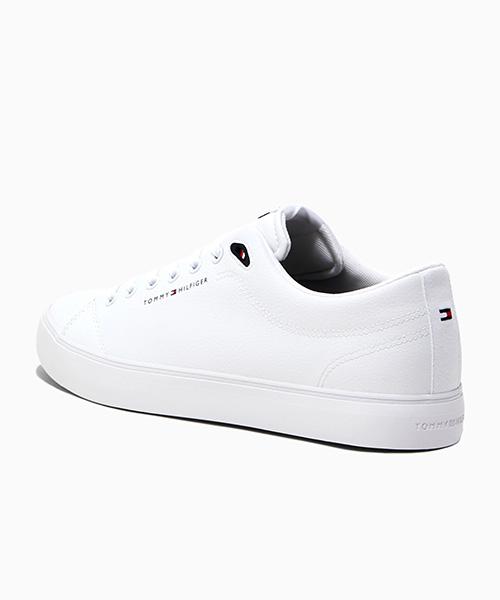 Tommy Hilfiger Harlem Core Leder-Sneaker T52F6ARS110MT1YBS [Versand aus Korea] 100% Authentisch