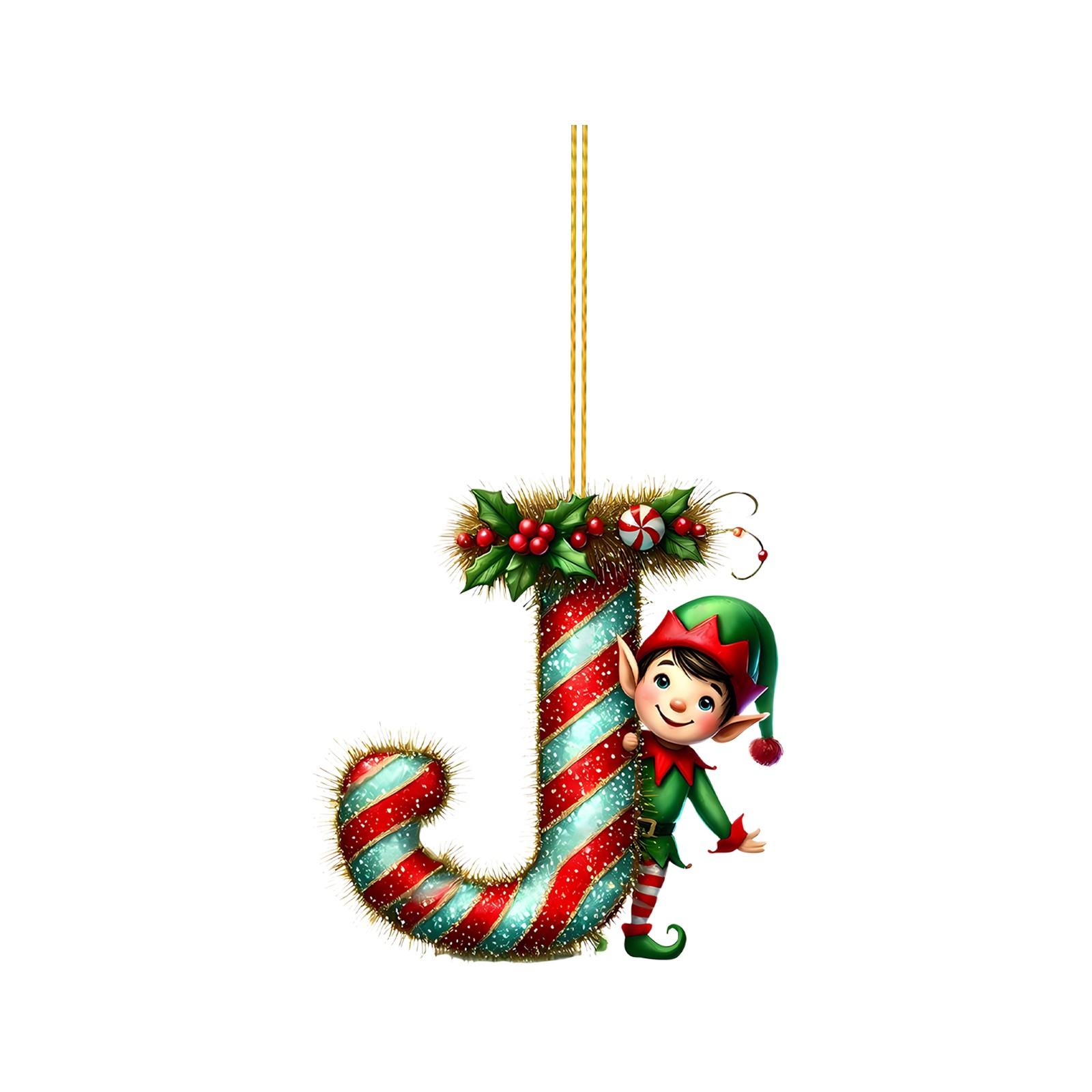 

26 букв,Рождество,Украшения,Акрил,1 One Size