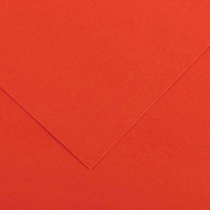 Papier carton - Iris - Rouge - 185 g - 50 x 65 cm - 25 unités