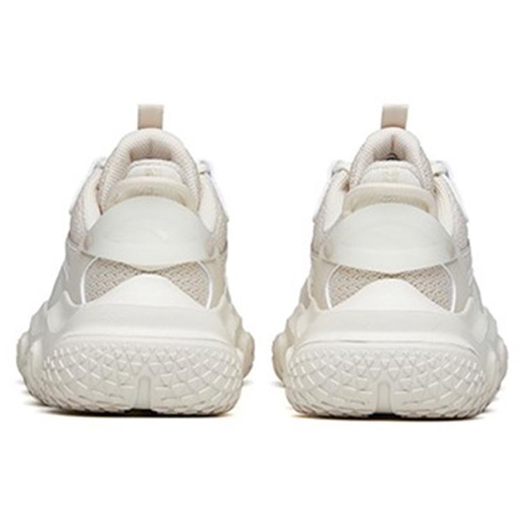 Anta Life Collection Zhou White 2.0 Cushioning, Wear Resistant Low top Chunky Sneakers Women's Gray White 922218883-4