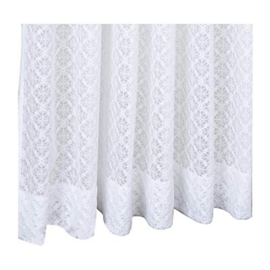 Kawashima Selkon in Privacy Class 3 Lace Product Number 100 x 213 1 Panel [Made Japan] Off-Shade Curtains, Filmo, DC1047S, Size cm,