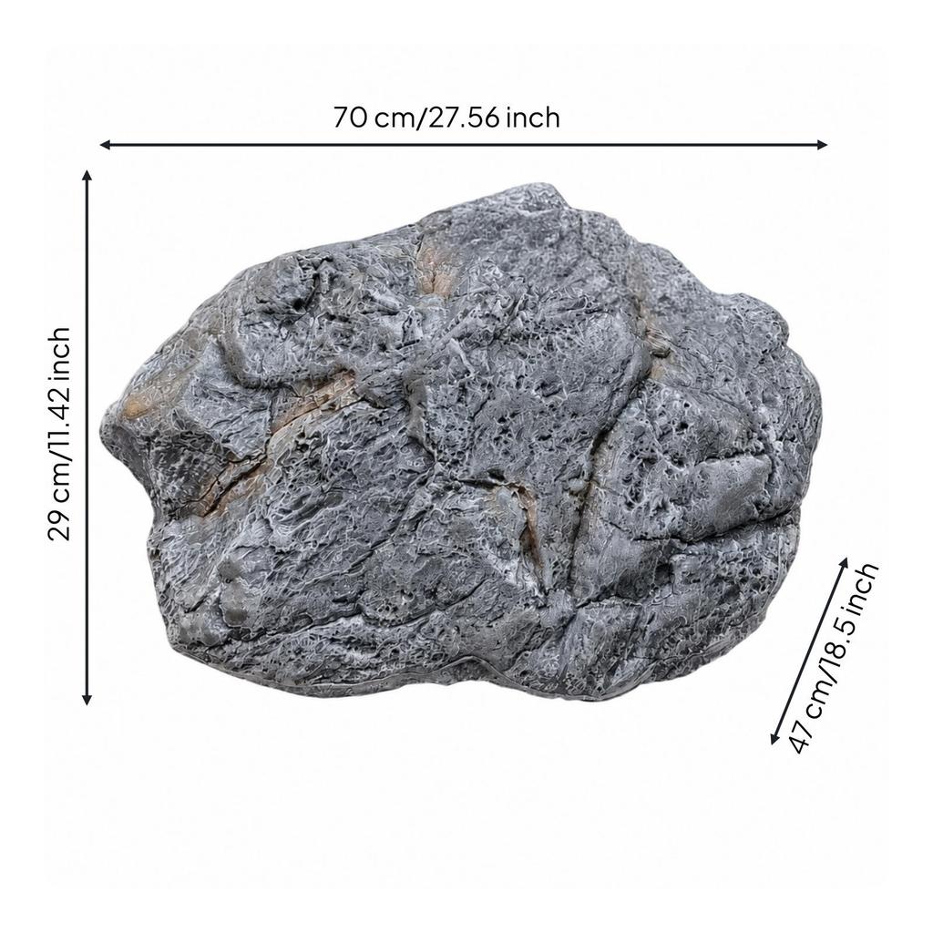 Artificial Decorative Rock Versatile Foam Faux Textured Fake Stone Portable