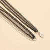 Necklace 1PC Crystal Diamond-encrusted and Fashionable Women's Multi-layer Collarbone Chain Retro Long Tassel Women's Light Luxury  Accessories