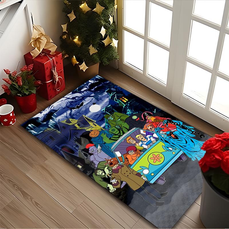 1pc Area Rug Appropriate for Office, SCOOBY-DOO Carpet, Versatile Printed Chair Rug, Durable Home Sofa Carpet
