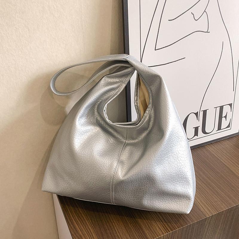 Stylish Large Capacity Women's Tote Bag 2023 Retro Trendy Shoulder Bag In Pu Leather